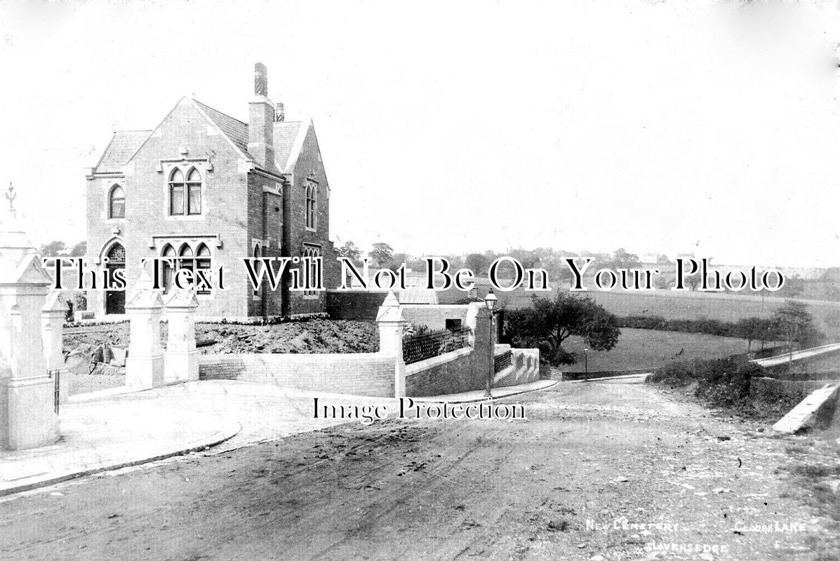 YO 5677 - New Cemetery, Clough Lane, Liversedge, Yorkshire c1905