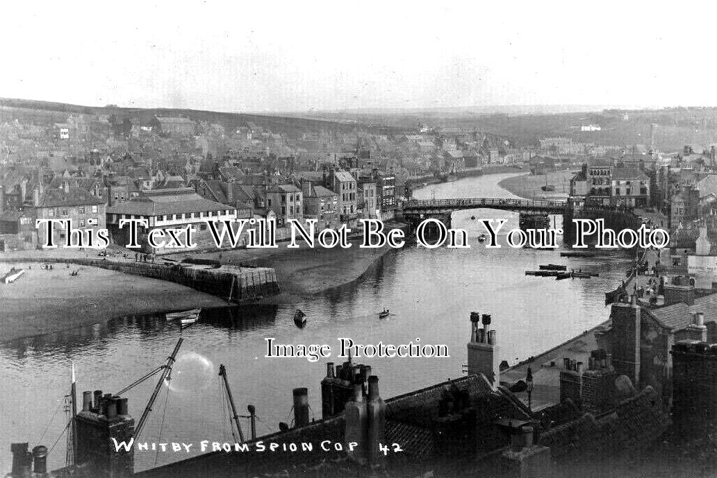 YO 5706 - Whitby From Spion Cop, Yorkshire