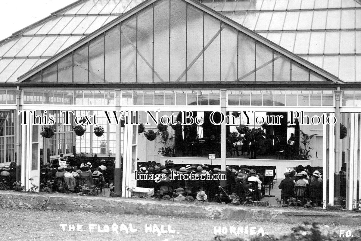 YO 6086 - The Floral Hall, Hornsea, Yorkshire c1913