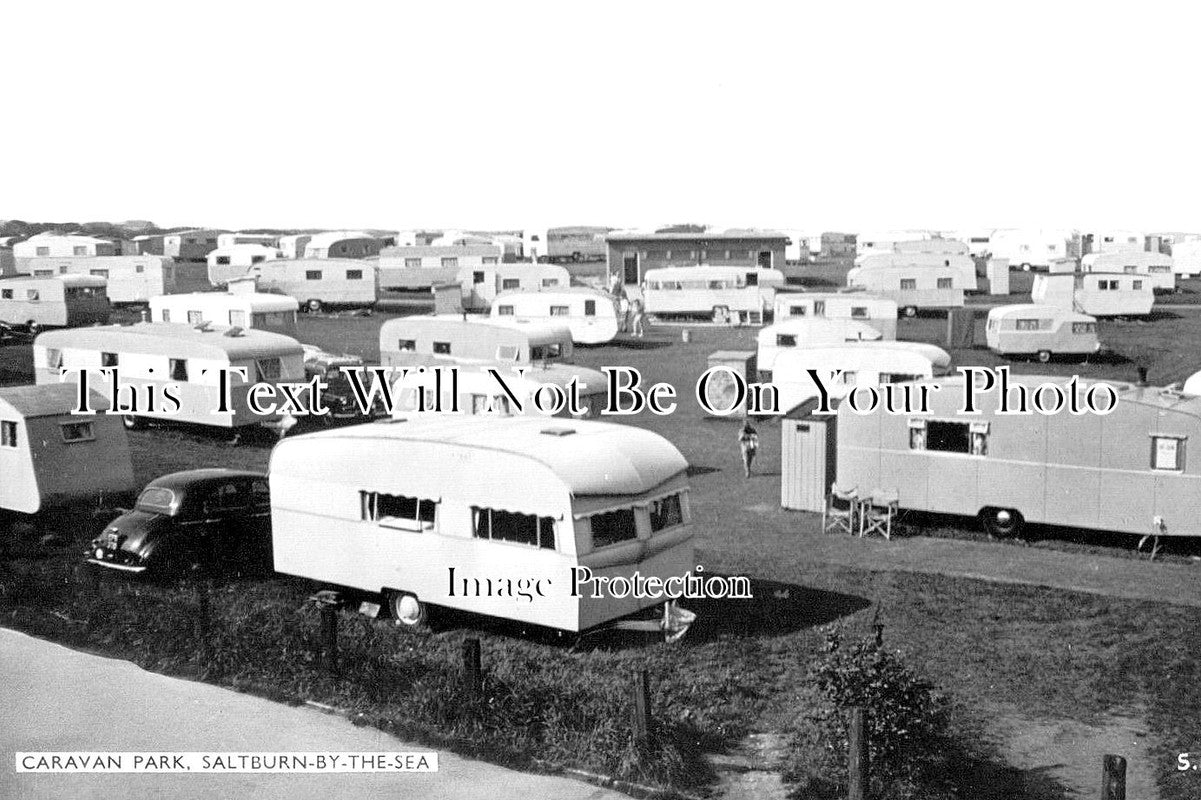 YO 6123 - Caravan Park, Saltburn By The Sea, Yorkshire