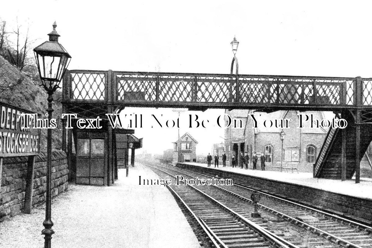 YO 6147 - Deepcar & Stocksbridge Railway Station, Yorkshire c1920