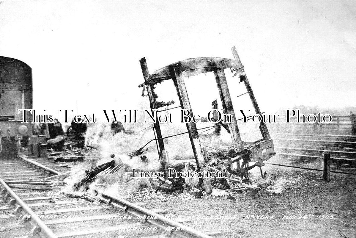 YO 6201 - The Great Railway Disaster, Ulleskelf, Yorkshire