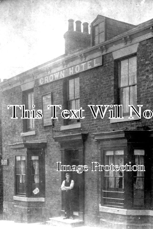 YO 6364 - Crown Hotel, Brotton, Yorkshire c1909