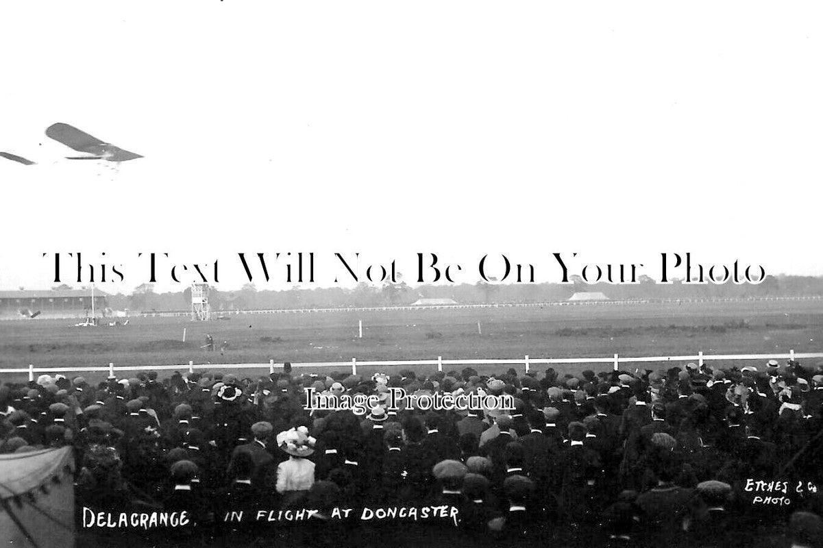 YO 6430 - Aviator Delagrange, Doncaster Aviation Meeting, Yorkshire 1909