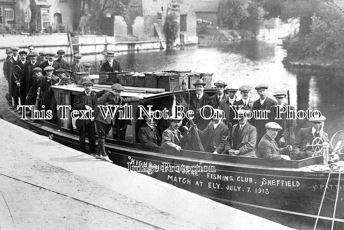 YO 6441 - Highbridge Forge Fishing Club, Sheffield, Yorkshire 1913