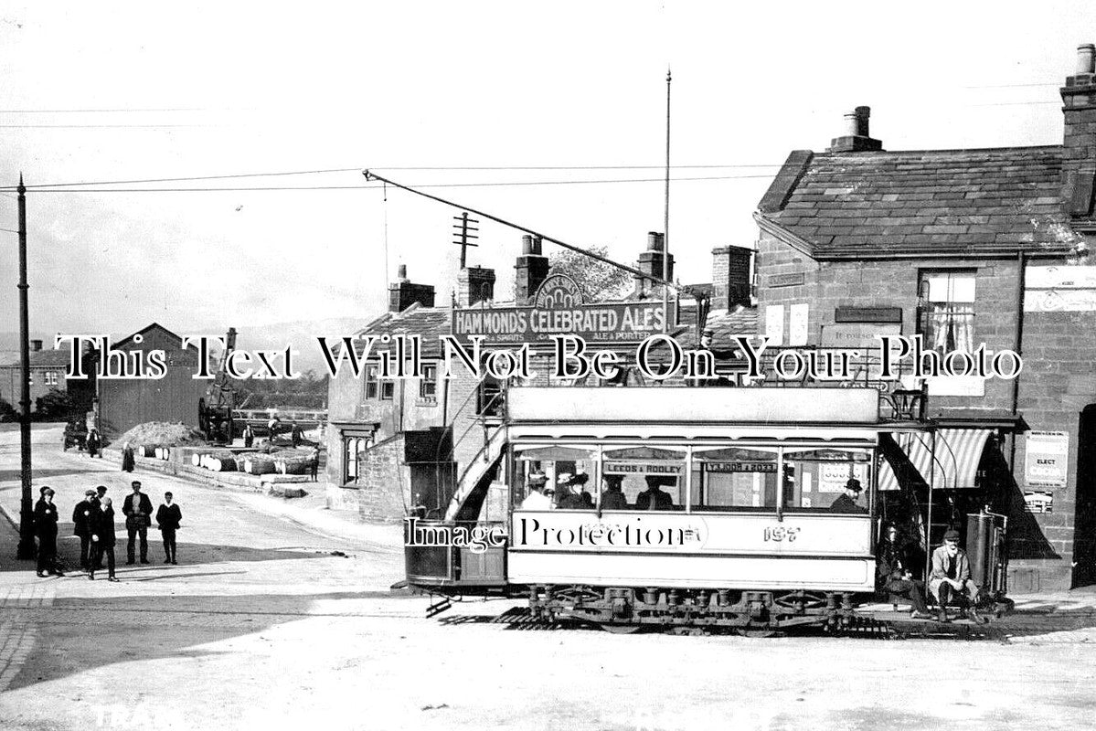 YO 6452 - Three Horseshoes Inn, Tram Terminus, Rodley, Leeds, Yorkshire