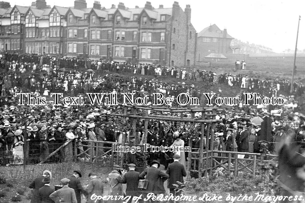 YO 6495 - Opening Of Peasholme Lake, Scarborough, Yorkshire 1912