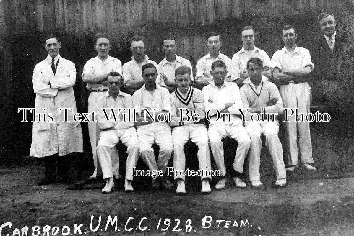 YO 6543 - Carbrook UMCC Cricket Club, Yorkshire 1928