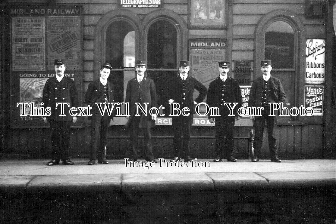 YO 6551 - Attercliffe Road Railway Station Staff, Sheffield, Yorkshire