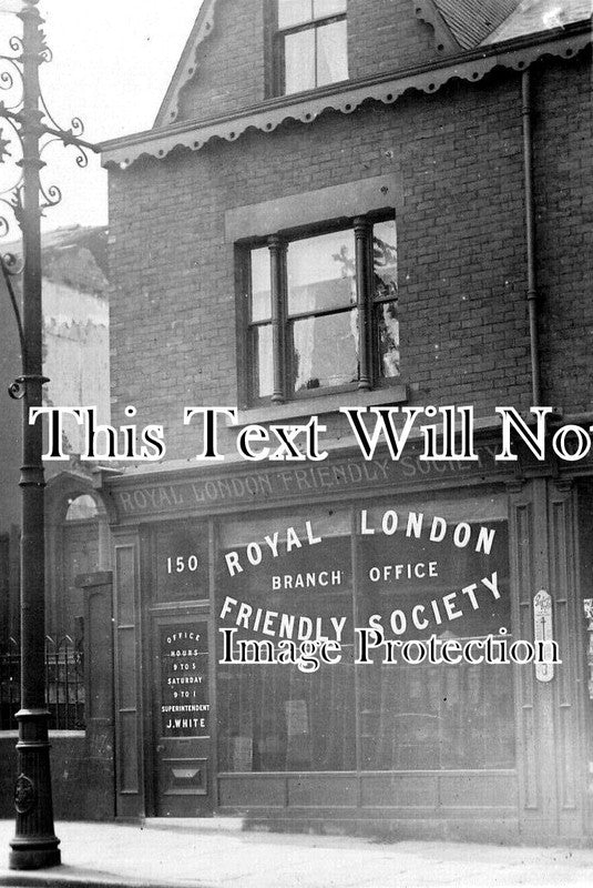 YO 6598 - Royal London Friendly Society, London Road, Sheffield, Yorkshire c1906