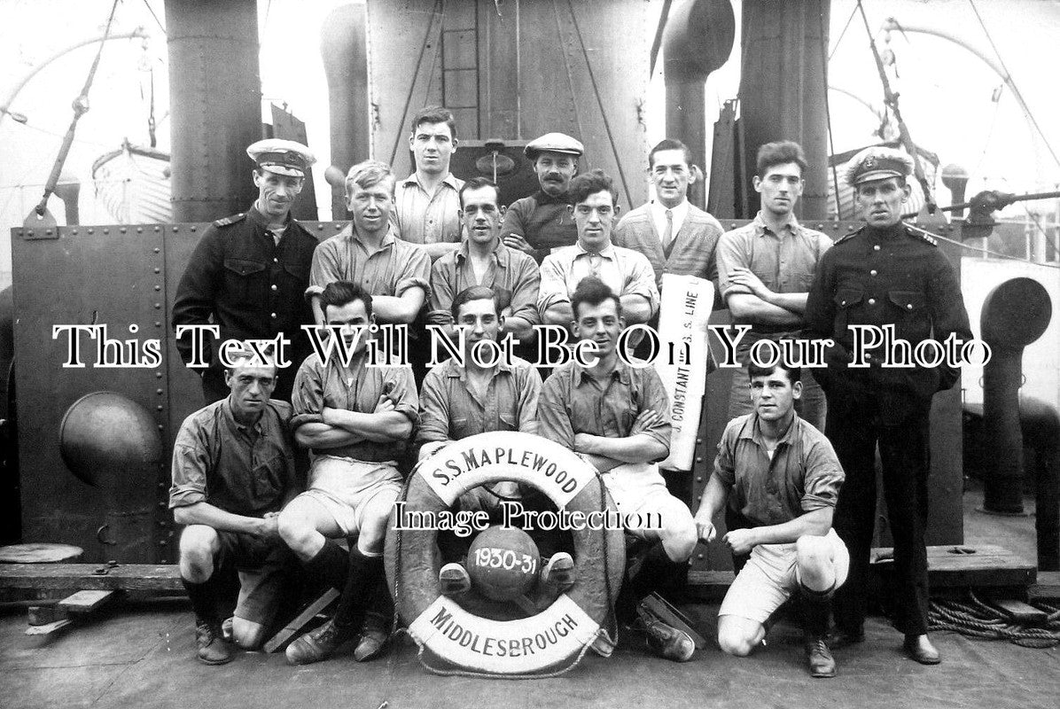 YO 6650 - SS Maplewood Football Club, Middlesbrough, Yorkshire 1930