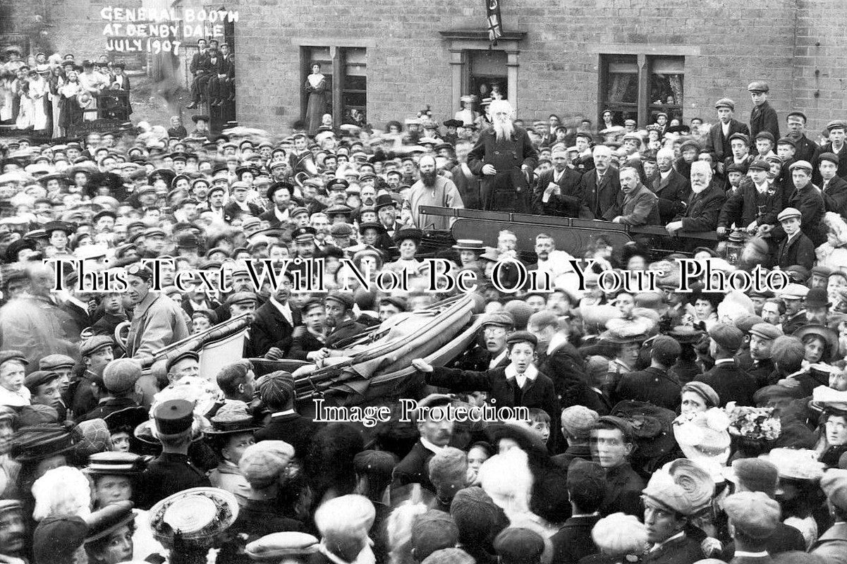 YO 6671 - General Booth, Salvation Army At Denby Dale, Yorkshire 1907
