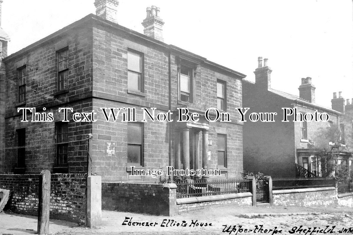 YO 6712 - Ebenezer Elliots House, Upperthorpe, Sheffield, Yorkshire