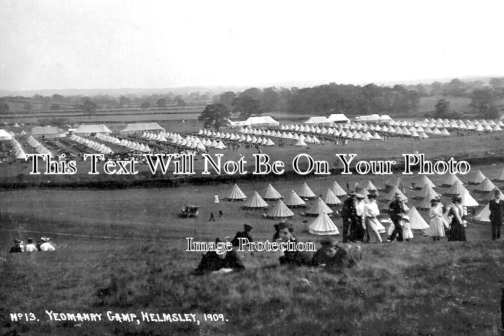 YO 6731 - Yeomanry Camp, Helmsley, Yorkshire 1909