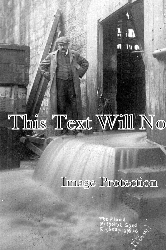 YO 6735 - The Flood, Millholme Shed, Embsay, Yorkshire 1908