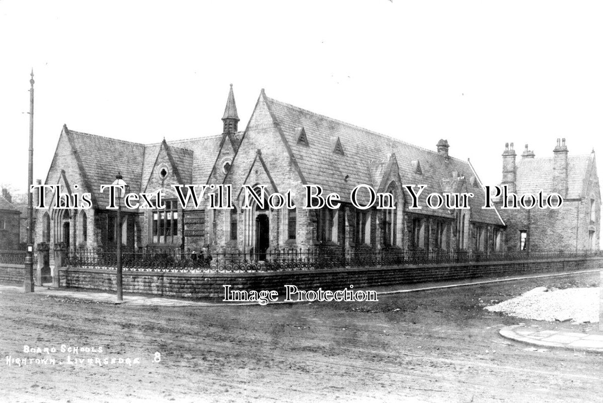 YO 6739 - Board Schools, Hightown, Liversedge, Yorkshire