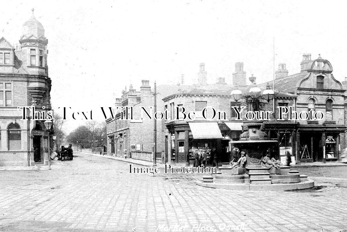 YO 6758 - Market Place, Ossett, Yorkshire c1907