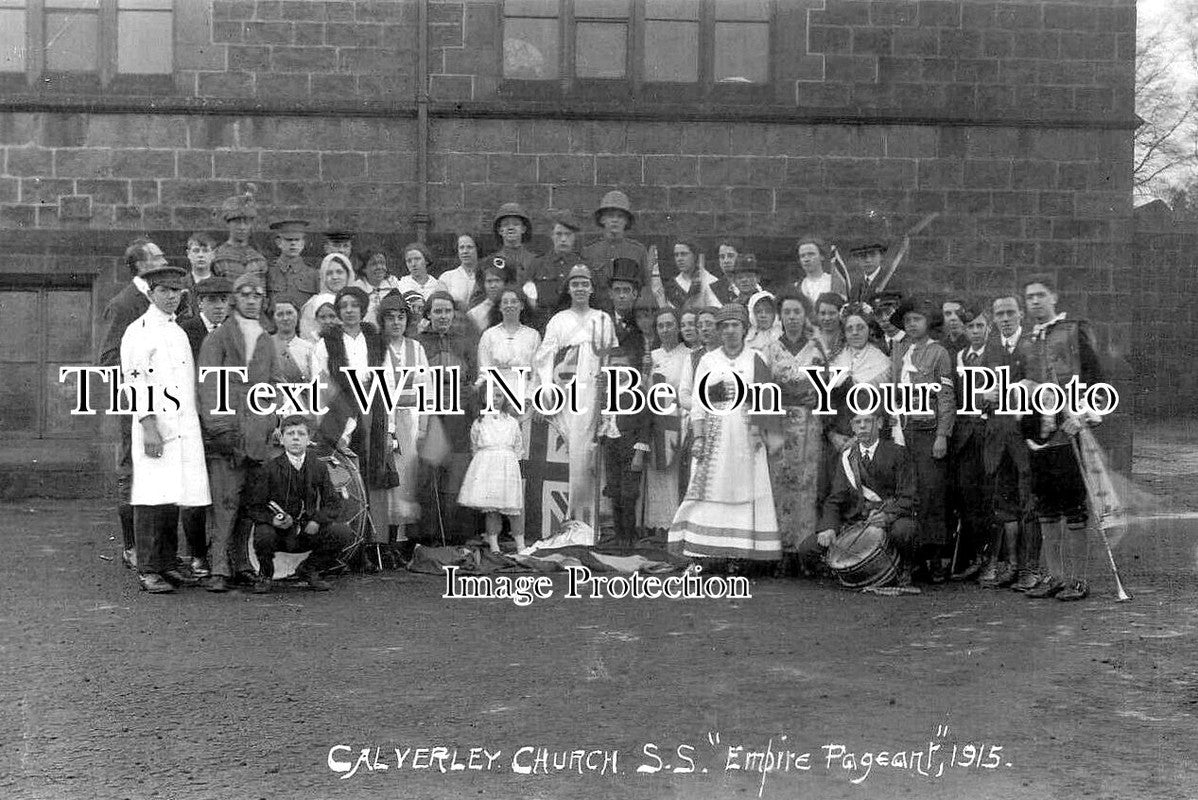 YO 6805 - Calverley Church SS Empire Pageant, Yorkshire 1915