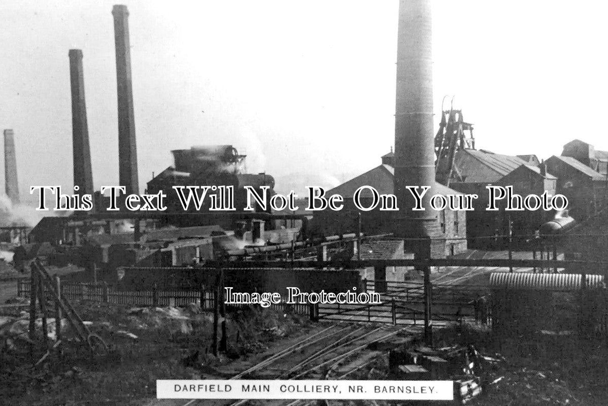 YO 6822 - Darfield Main Colliery Near Barnsley, Yorkshire c1919