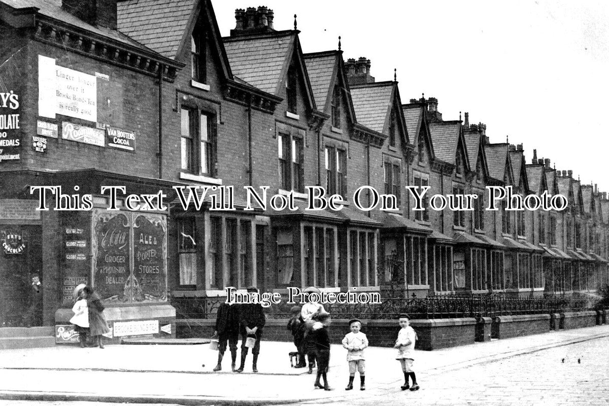 YO 6884 - Cross Flatts Drive, Beeston, Leeds, Yorkshire c1907
