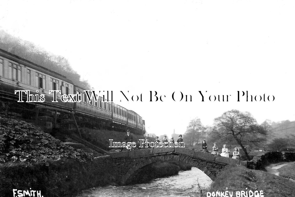 YO 6886 - Donkey Bridge, Haworth, Keighley, Yorkshire c1915