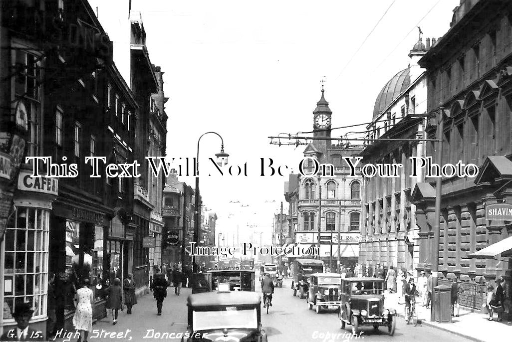 YO 6887 - High Street, Doncaster, Yorkshire c1934