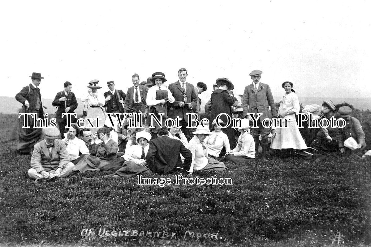 YO 6894 - Ramblers On Ugglebarnby Moor, Yorkshire c1930