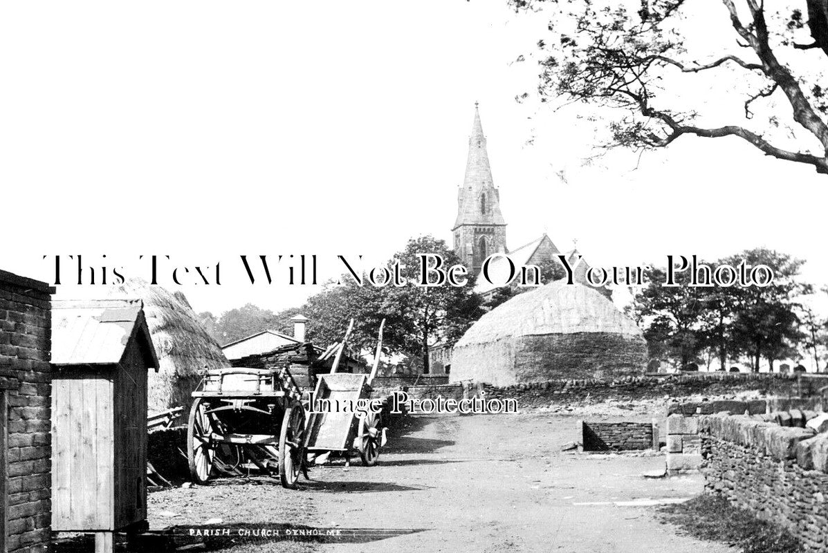YO 6926 - Parish Church, Denholme, Bradford, Yorkshire c1905
