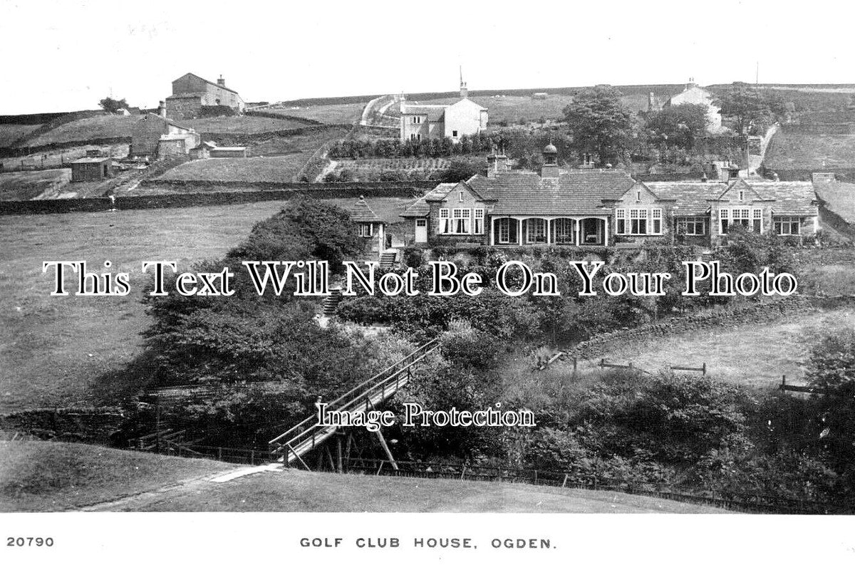 YO 7090 - Golf Club House, Ogden, Yorkshire c1911