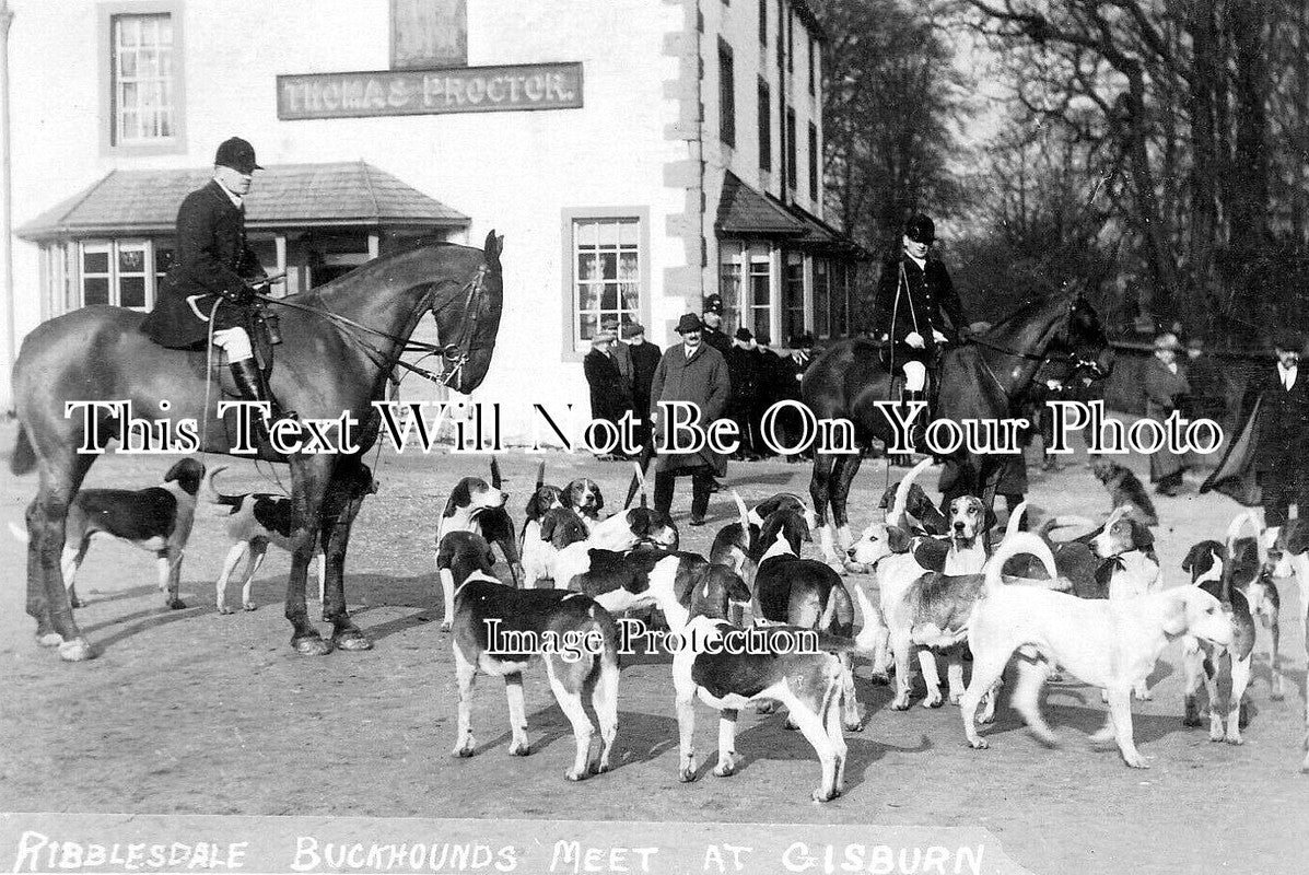 YO 7187 - Ribblesdale Buckhounds Meet At Gisburn, Yorkshire