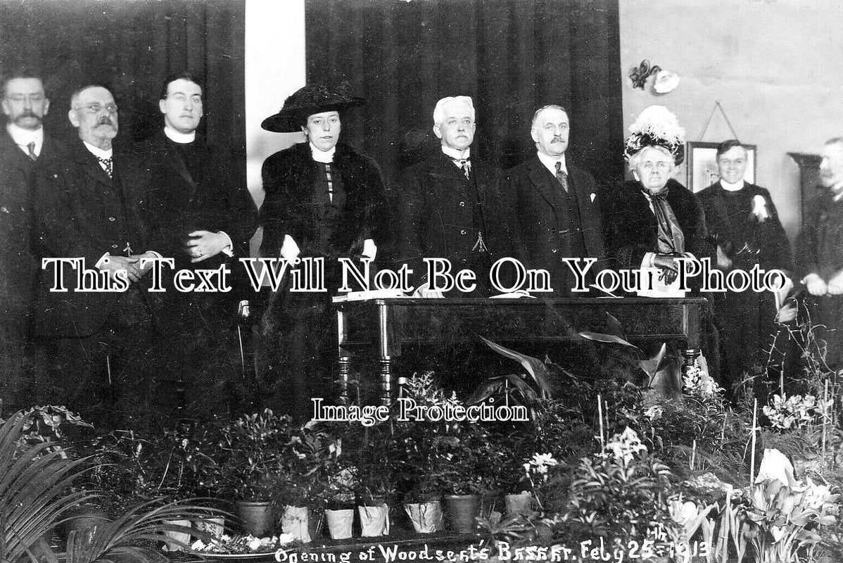 YO 7192 - Opening Of Woodseats Bazaar, Sheffield, Yorkshire 1913
