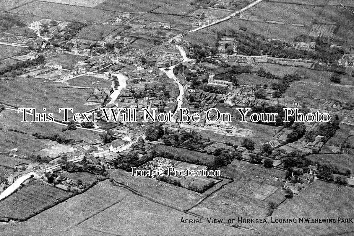 YO 7283 - Aerial View Of Hornsea, Yorkshire