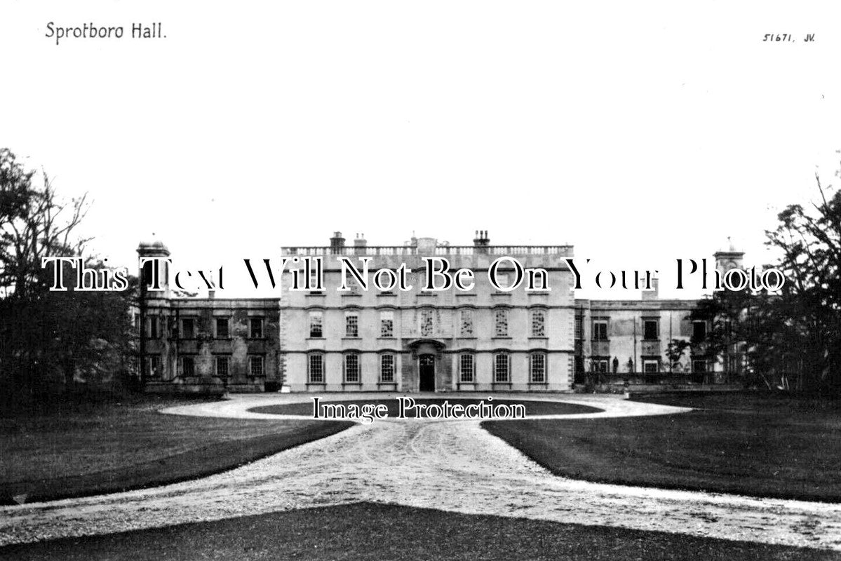 YO 7291 - Sprotboro Hall Near Doncaster, Yorkshire