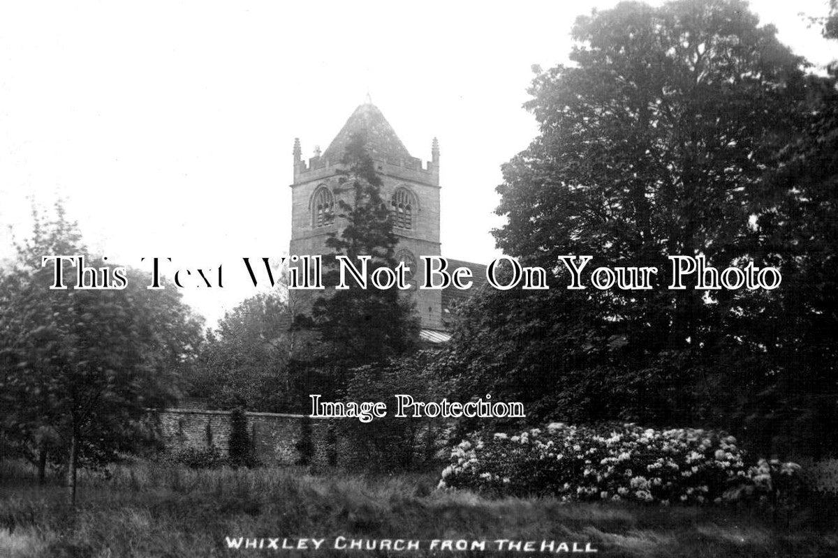 YO 7299 - Whixley Church From The Hall, Yorkshire