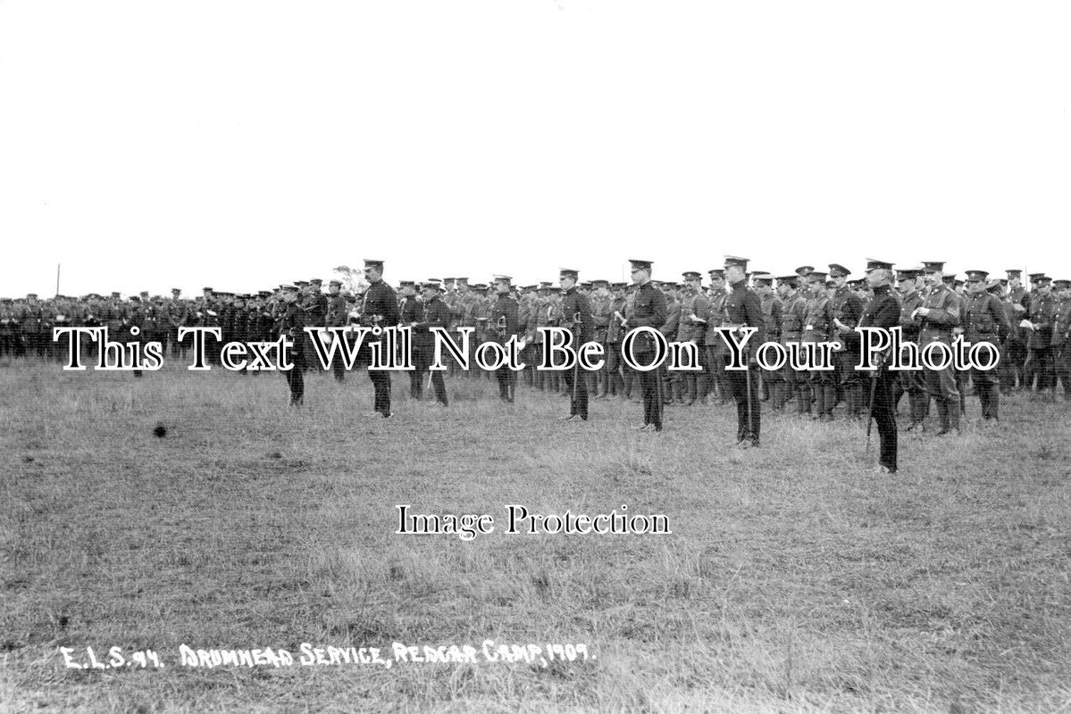 YO 7465 - Drumhead Service, Redcar Camp, Yorkshire 1909