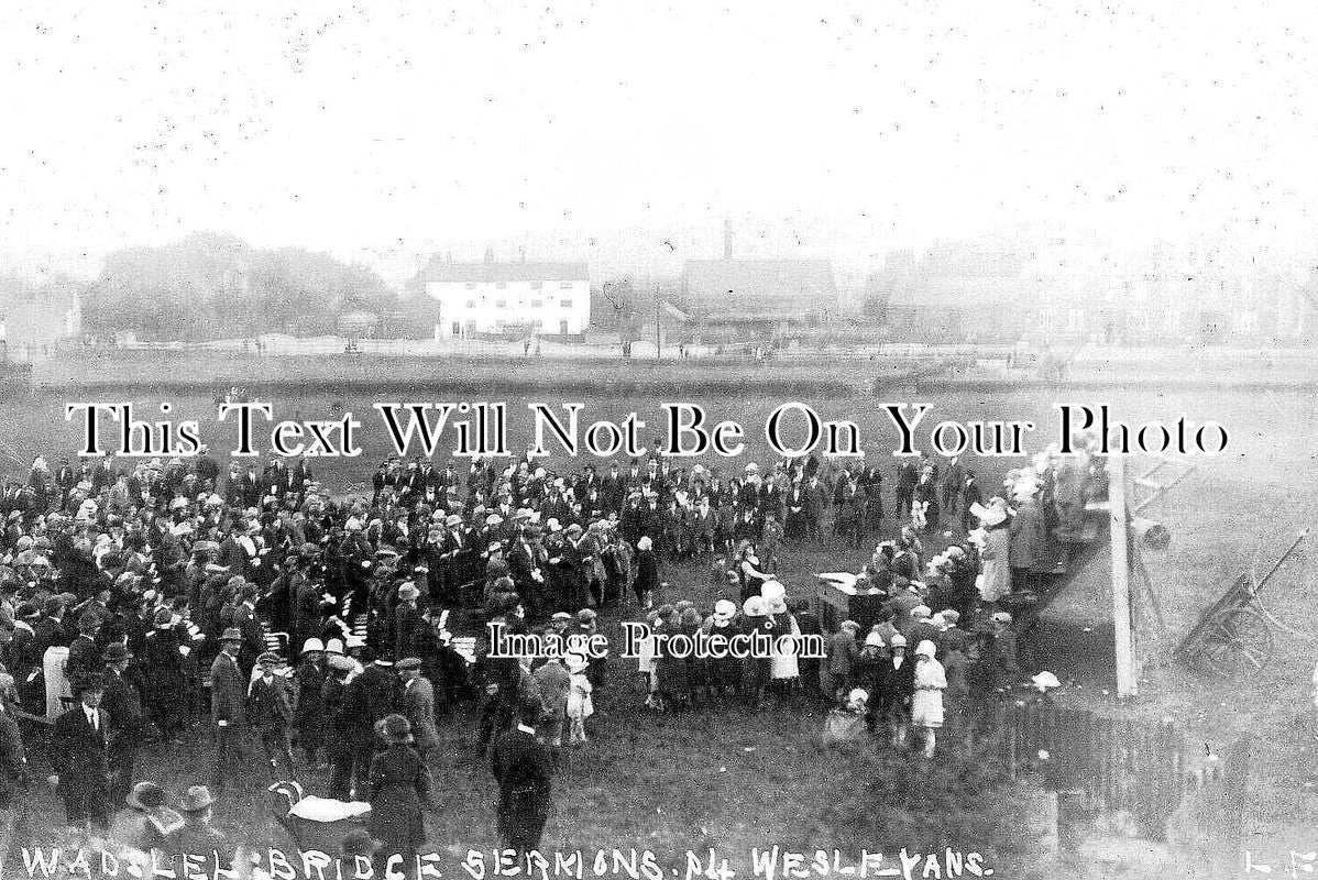 YO 7517 - Wadsley Bridge Sermons Wesleyans, Sheffield, Yorkshire