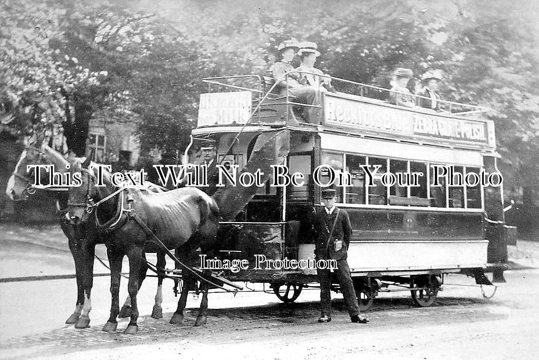 YO 7557 - Horse Drawn Tram Car From York, Yorkshire c1905