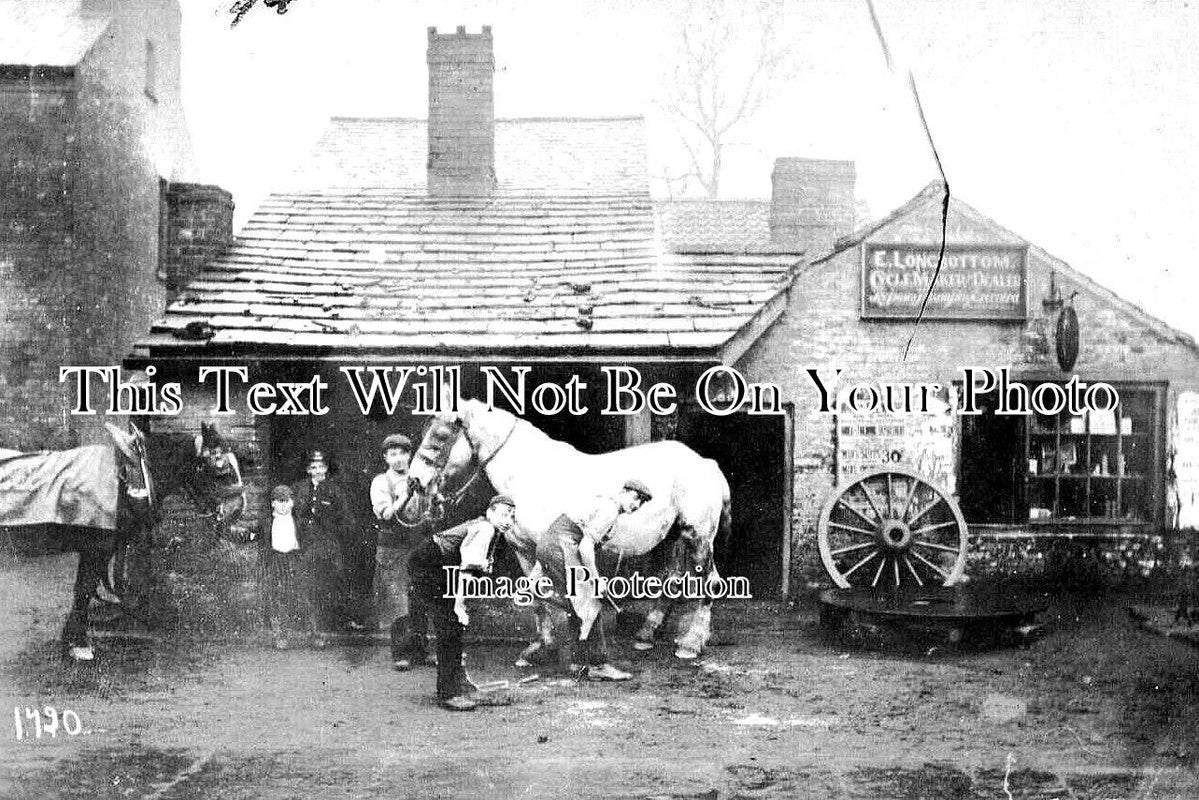 YO 7560 - E Longbotton Blacksmith Smithy, Methley, Leeds, Yorkshire c1910
