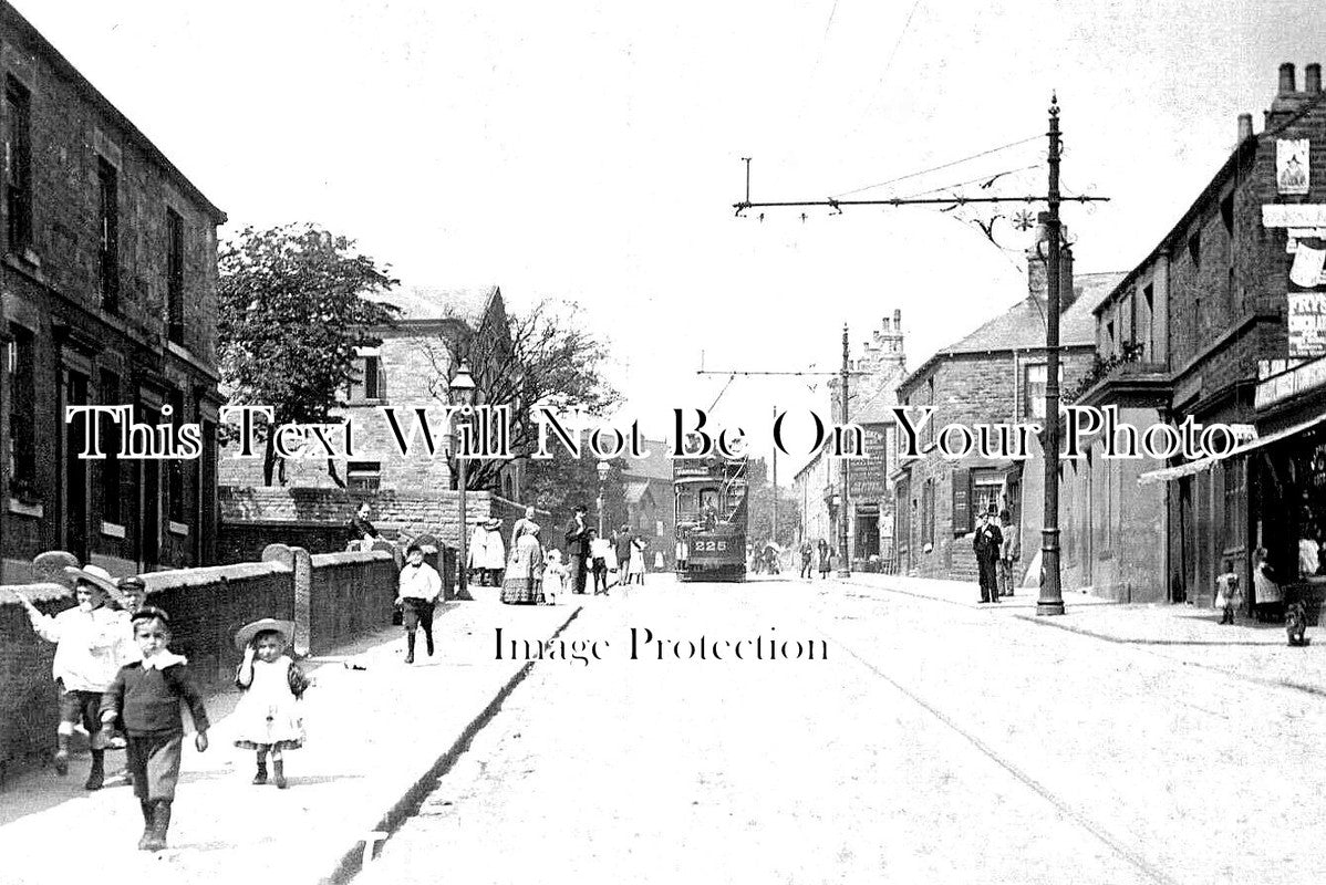 YO 7607 - Crookes Tram Terminus, Sheffield, Yorkshire