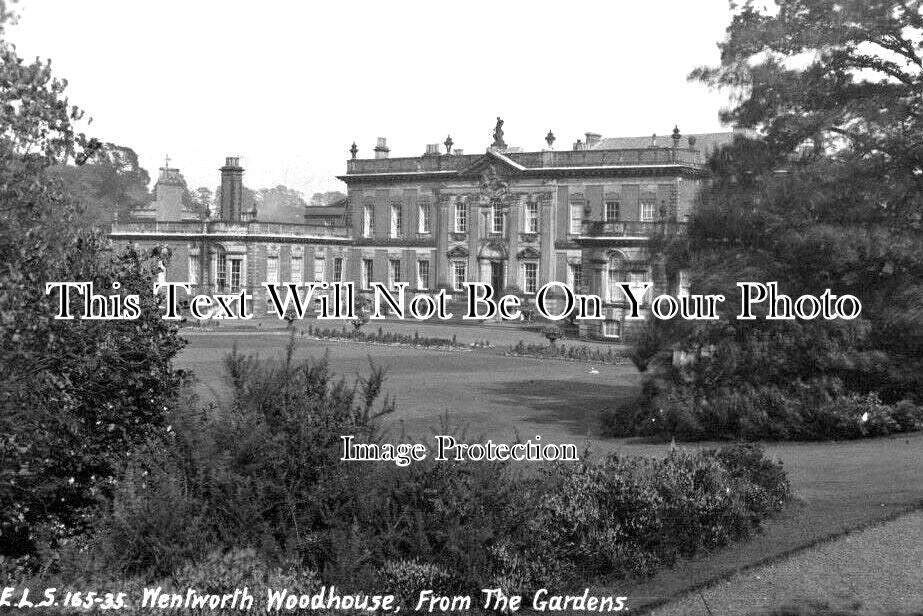 YO 7613 - Wentworth Woodhouse From The Gardens, Yorkshire