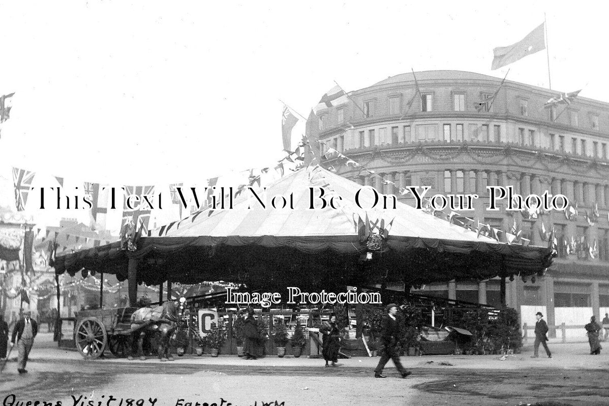 YO 7621 - Queens Visit To Fargate, Sheffield, Yorkshire 1897