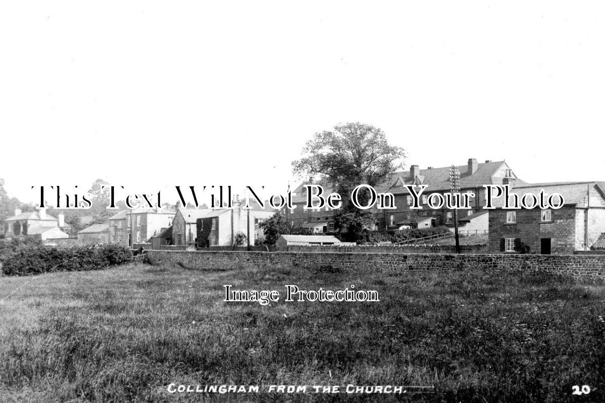 YO 7658 - Collingham From The Church, Yorkshire