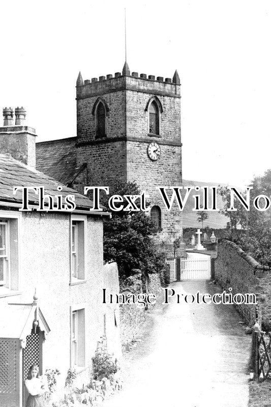 YO 7664 - St Marys Church, Kettlewell, Yorkshire c1904