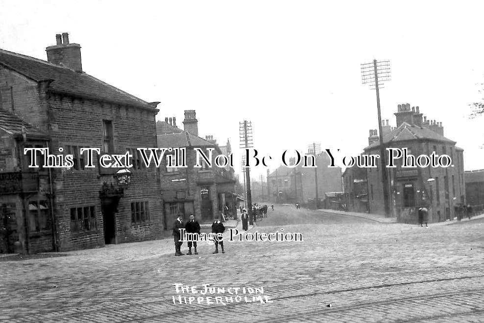YO 7680 - The Junction, Hipperholme, Halifax, Yorkshire