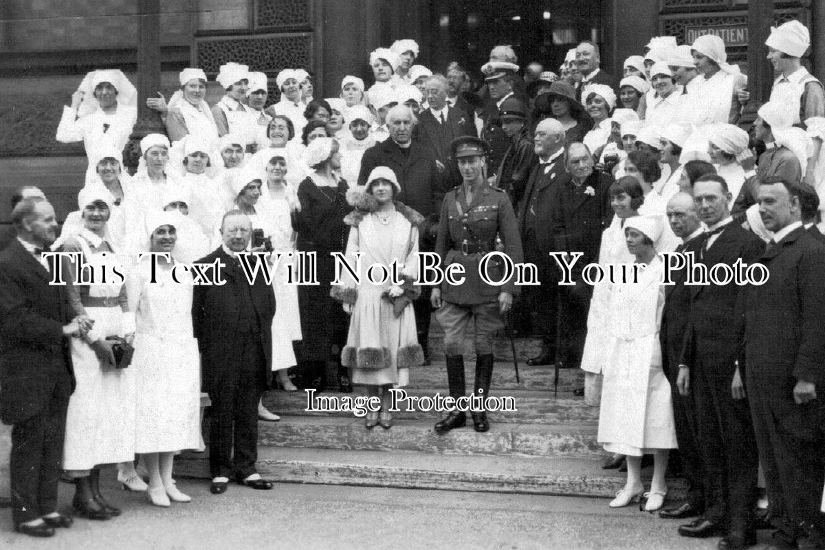 YO 7699 - Royal Visit To York County Hospital, Yorkshire 1925
