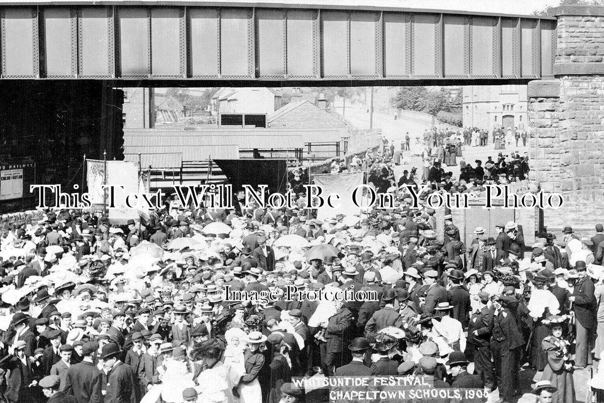 YO 7722 - Whitsuntide Festival, Chapeltown Schools, Sheffield, Yorkshire 1905