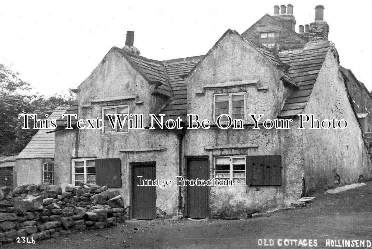 YO 7723 - Old Cottages, Hollins End, Sheffield, Yorkshire