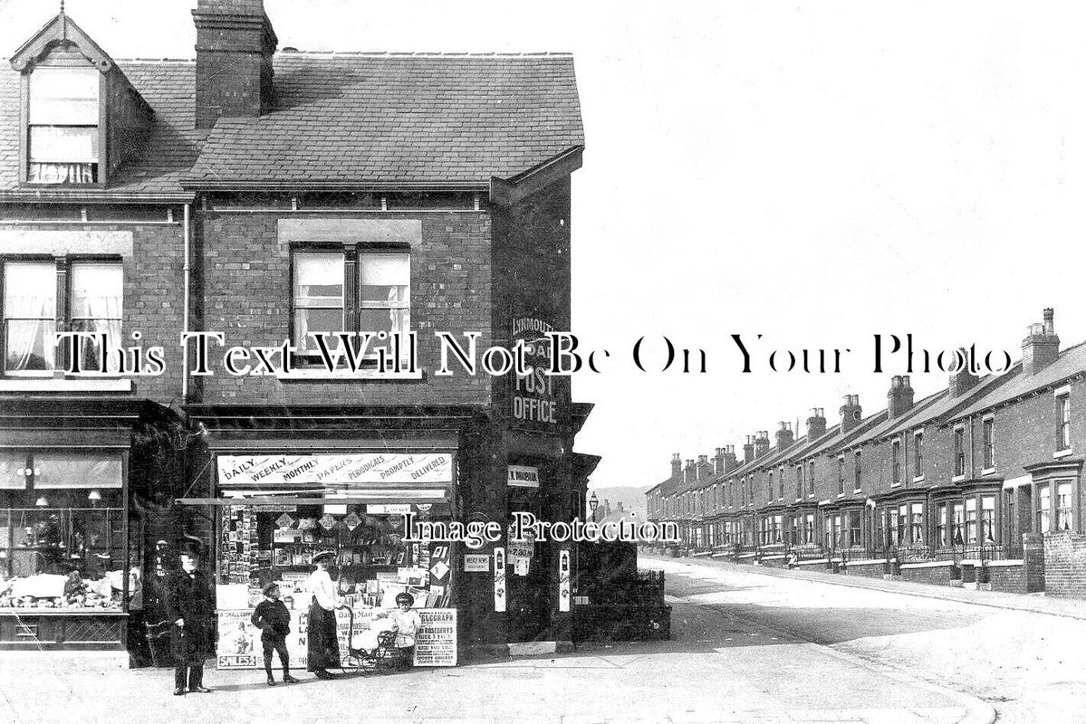 YO 7763 - Lynmouth Post Office, Sheffield, Yorkshire c1914