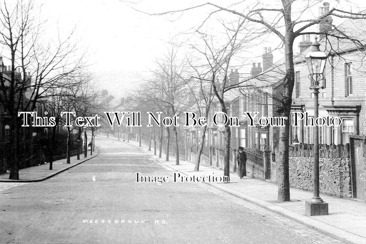 YO 7768 - Meersbrook Road, Sheffield, Yorkshire c1913