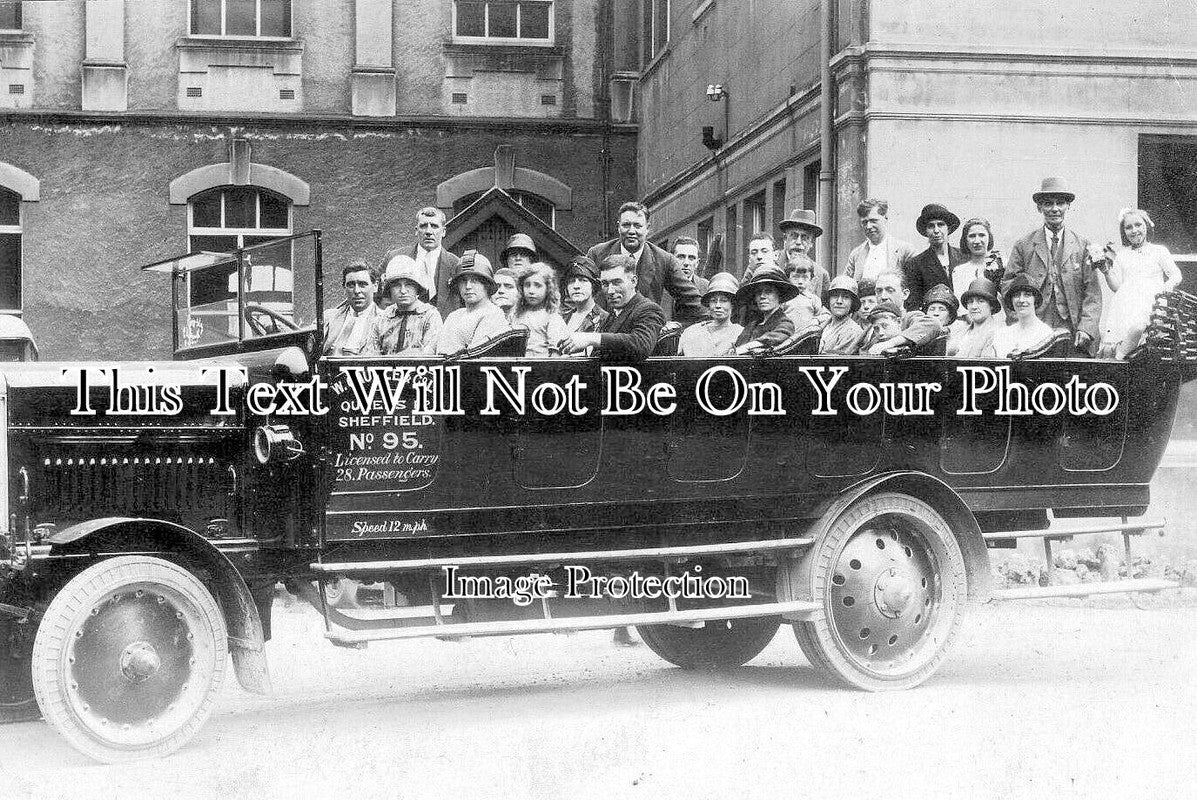 YO 7769 - Queens Road Charabanc, Sheffield, Yorkshire